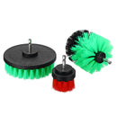 3pcs 2/3.5/4 Inch Electric Drill Brush Scrubber for Tile Grout Power Scrubber Tub Cleaning