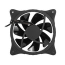 7 Colors 120mm PC Case Fan Computer Ultra Silent LED Light Cooler Heatsink Fan