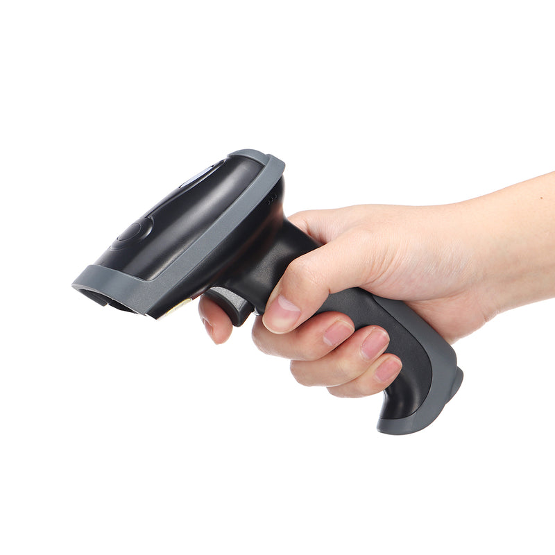 2 in 1 2.4G Wireless Wired Barcode Scanner Handheld Scanning Bar Code Reader