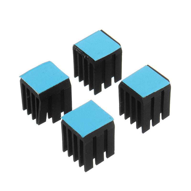4PCS Black or Blue TMC2100 Stepper Motor Driver Cooling Heatsink With Back Glue For 3D Printer