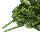 2 Bunch 4ft Artificial Silk Scindapsus Ivy Leaf Garland Plant Vine Foliage Garden Home Decorations