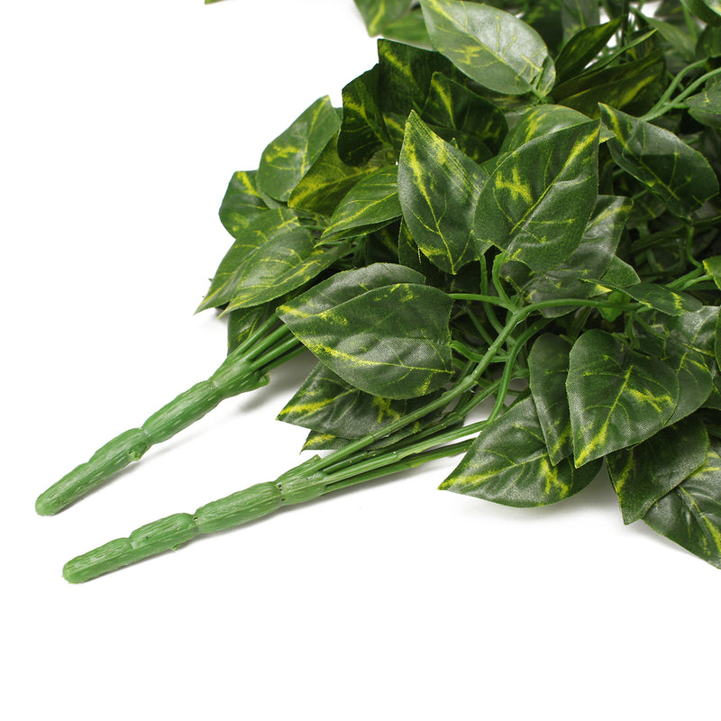 2 Bunch 4ft Artificial Silk Scindapsus Ivy Leaf Garland Plant Vine Foliage Garden Home Decorations