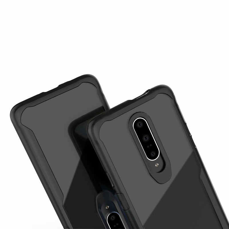 For OnePlus 7 Pro Case Bakeey Armor Shockproof Acrylic Transparent Soft TPU Bumper Edge Protective Case