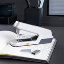 XIAOMI Ecosystem Deli 0476 Labor-saving Push Type Stapler Large Heavy-duty Thick Stapler Student Stapler Standard Multi-function Stapler Office School Supplies