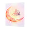 Unframed Print Painting Moon Picture Home Bedroom Wall Sticker Art Decor