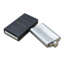 4oz Portable Hip Flask Stainless Steel Pocket Alcohol Whiskey Liquor Screw Cap Men's Gift Outdoor