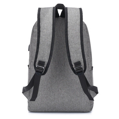 DXYIZU USB Charging Backpack Youth Fashional College Wind Bag Outdoor Travel Laptop Bag