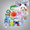 35Pcs DIY Waterproof Wall Sticker Mixed Funny Cartoon For Luggage Laptop Computers Bicycles Decor