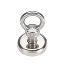 Effetool 32x48mm 34kg Neodymium Recovery Magnet Metal Detector Eyebolt Circular Ring Magnet