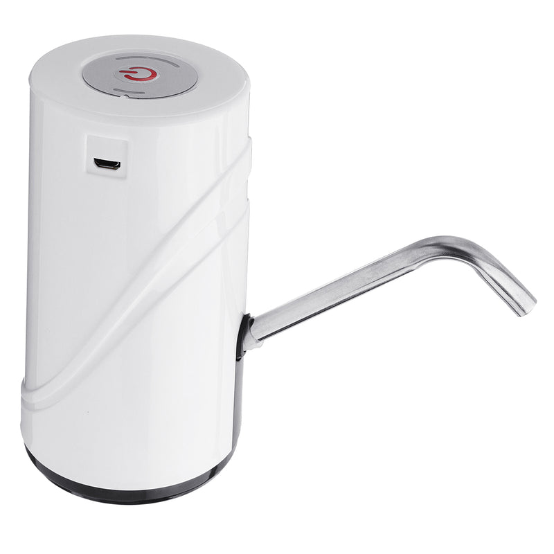 White Portable Wireless Electric Automatic Water Pump Dispenser Gallon Drinking Bottle