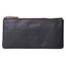 JINBAOLAI Luxury High Quality Genuine Leather Men Wallet Zipper Handbag Card Holder Coin Purse