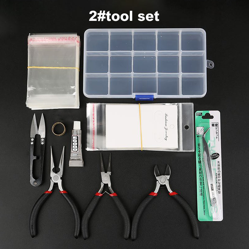 Diy Jewelry Tool Set Tip Mouth Round Mouth Manual Pliers Homemade Jewelry  Accessories