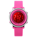 SKMEI 1100 Fashion Children Digital Watch LED Alarm Backlight Boys Girls Sport Watch
