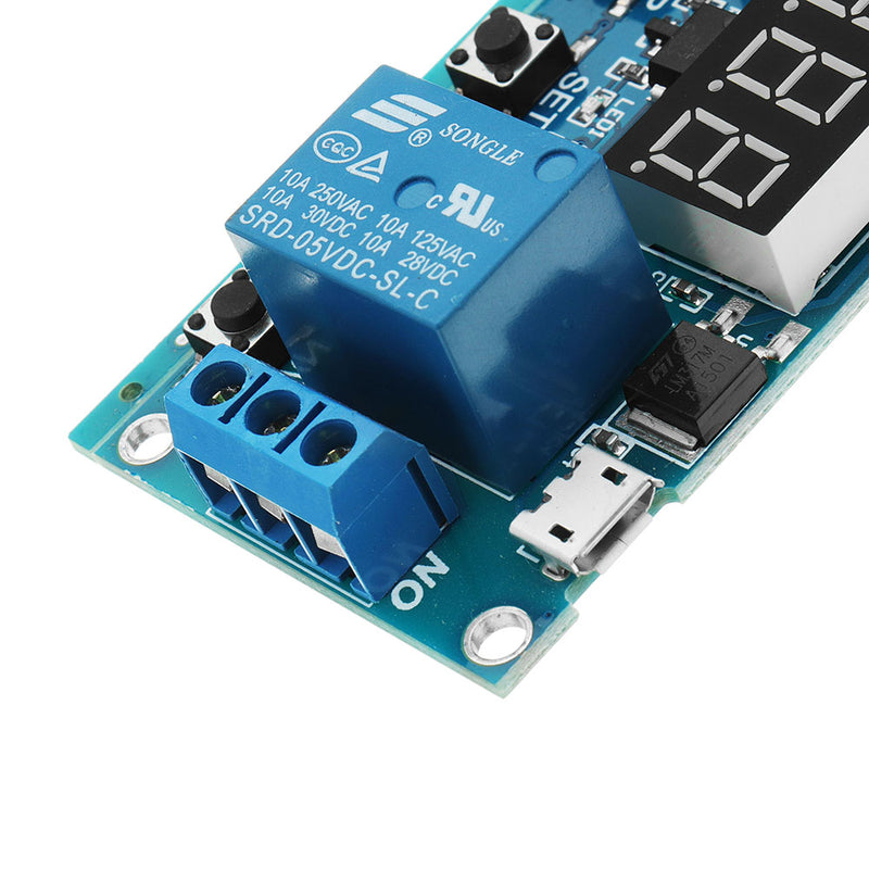 DC 6V To 30V One Way Relay Module Delay Power Off Disconnection Trigger Delay Cycle Timer
