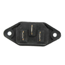 AC 250V/10A IEC320 C14 Male 3Pin Power Inlet Panel Mounting Power Inlet Socket