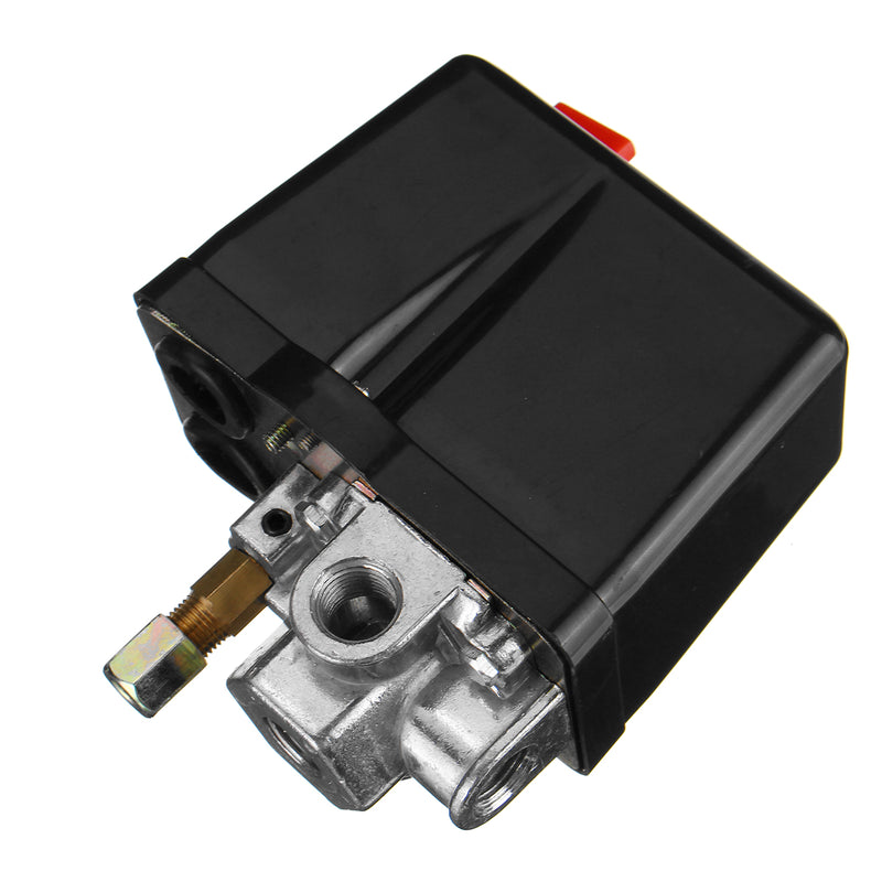 380V 0.8MPA Air Compressor Pressure Switch Control Valve Manifold Regulator Gauges