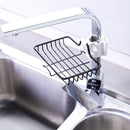 Mini Drain Rack Kitchen Sink Faucet Sponge Soap Cloth Storage Dish Drying Holder Shelf