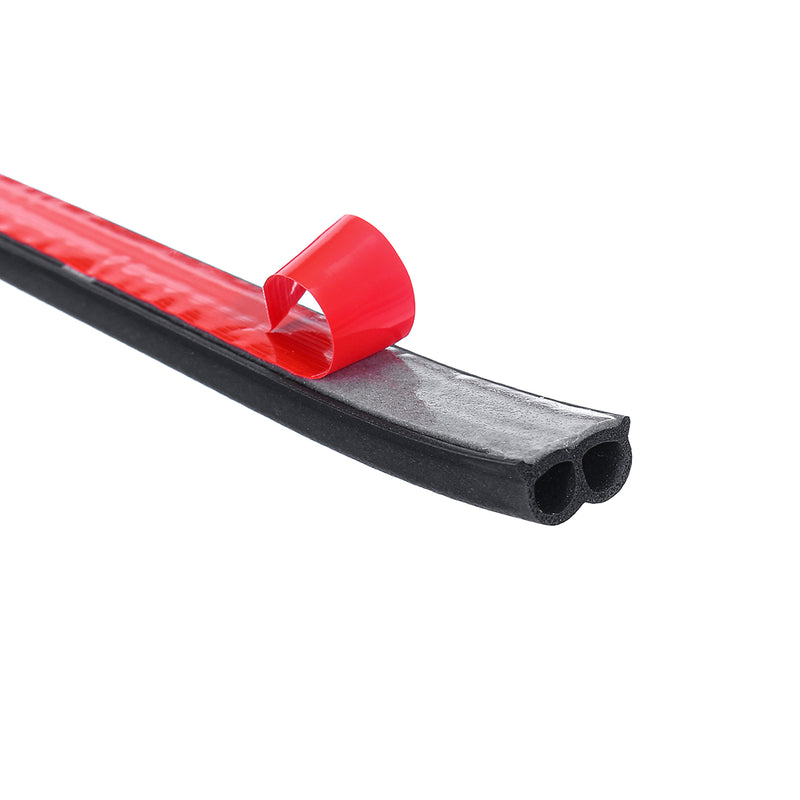 5M/8M Universal Car B-shape Window Door Rubber Seal Strip Hollow Weatherstrip Sealing Strip