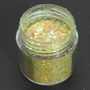 Yellow Glitter Powder Shining Iridescent Mixed Mermaid Luster Decoration Dust Eye Shadow