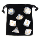 7 Pcs Polyhedral Dice Set Multisided Dices Set Role Playing Games Gadget