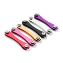 Aluminum EDC Storage Tool Double Open Key Clip DIY Keychain Storage