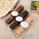 REDEAR SJ1680 Lightweight Women Watches Wood Band Quartz Wrist Watch