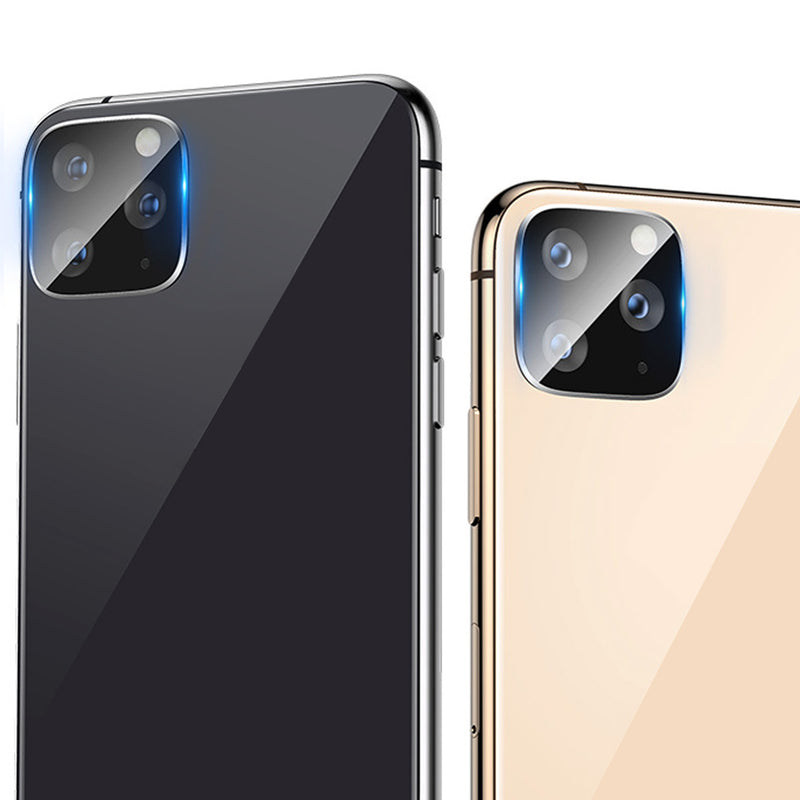 Metal + Tempered Glass Anti-scratch Phone Lens Protector for iPhone 11 / 11 Pro / 11 Pro Max