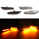 2Pcs 18LED Flowing Side Marker Lights Lamp For BMW E46 E60 E61 E82 E88 E90 E91 E93