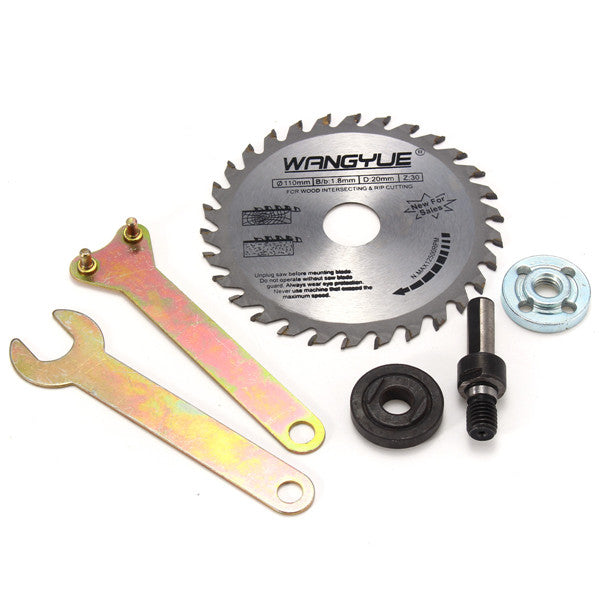 6pcs 10mm Connecting Rod Set with Wrench and Saw Blade For Angle Grinder