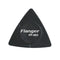 10Pcs Flanger P-003 1.0mm/0.75mm/0.5mm Black Guitar Picks for Acoustic Guitar Bass Ukulele