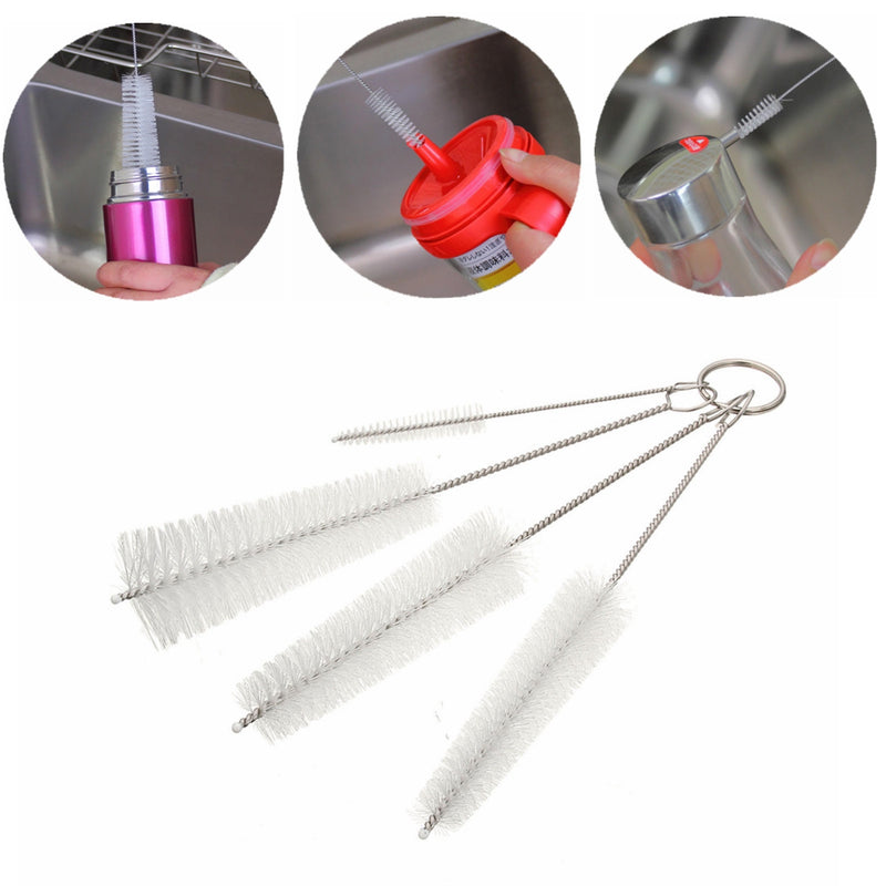 4 Pcs Cleaning Brushes Tube Brush Bottle Nipple Kettle Spout Teapot Nozzle Clean Brush Set