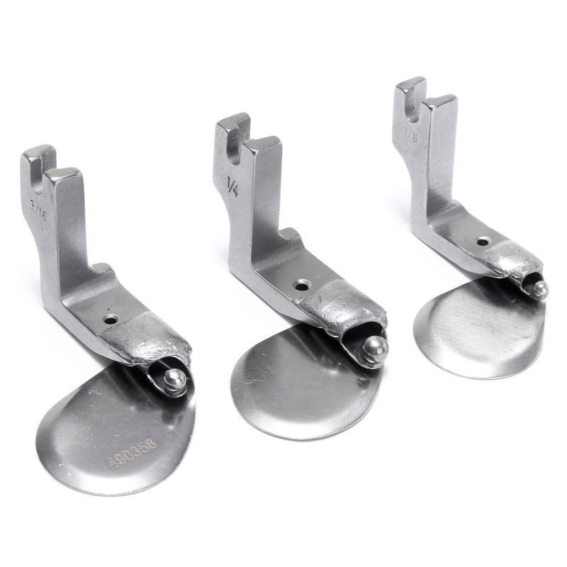 12Pcs Single Needle Sewing Machine Tools Parts Adjustable Bias Tape Binder Rolled Hemmers