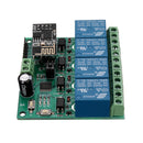 DC12V ESP8266 Four Channel Wifi Relay IOT Smart Home Phone APP Remote Control Switch