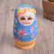 Wooden Russian Nesting Babushka Matryoshka 5 Dolls Set Hand Painted Decorations
