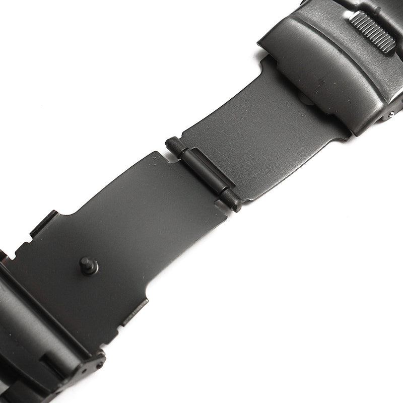 Black Metal Stainless Steel Watch Wrist Band Strap for Garmin Fenix 3/HR