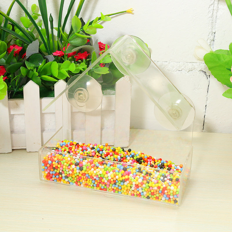 Honana HG-BF1 Gradening Transparent Bird Feeder Quality Acrylic Decorative Bird Feeder