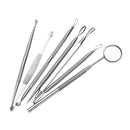 Y.F.M 7Pcs Stainless Steel Multipurpose Blackhead Acne Comedones Remover Extractor Tool Set Kit