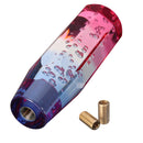 Universal 15cm Bubble Styling Crystal Manual Gear Knob Shift Blue White Red