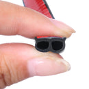 5M/8M Universal Car B-shape Window Door Rubber Seal Strip Hollow Weatherstrip Sealing Strip