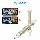 AC220-240V 10W Dimmable R7S SMD2835 102LED Floodlight Corn Bulb for Indoor Outdoor Home Decoration