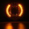 8inch Universal Motorcycle H4 Headlight Led Turn Signal Indicators Light Bracket