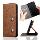 Flip Bracket Card Slot PU Leather Protective Case for Samsung Galaxy S9 Plus