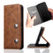 Flip Bracket Card Slot PU Leather Protective Case for Samsung Galaxy S9 Plus