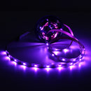 Battery Powered 1M 2M 5050 Non-waterproof RGB LED Strip Light with Mini Controller DC4.5V