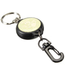 Telescopic Metal Keychain Keyring Anti Theft Buckle Key Chain Ring Outdooors Motorcycle Auto