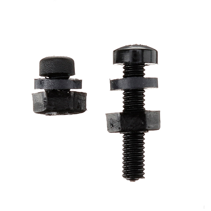 Suleve M2.5NP1 500Pcs M2.5 Nylon Screw Bolt Black Round Cross Screw Hex Nut Spacer Nylon PCB Assortment