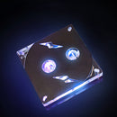 SIERRACOOL Desktop Computer CPU Water Cooling Head Acrylic  Lightning Metal Plate CPU Water Block with G1/4 Inner Thread