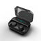 Dual bluetooth 5.0 TWS Wireless Earphone Digital Display IPX7 Waterproof In-ear Headphone with Mic Charging Box