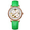 TEVISE T835A Women Automatic Mechanical Watch Fashionable Genuine Leather Band Watch