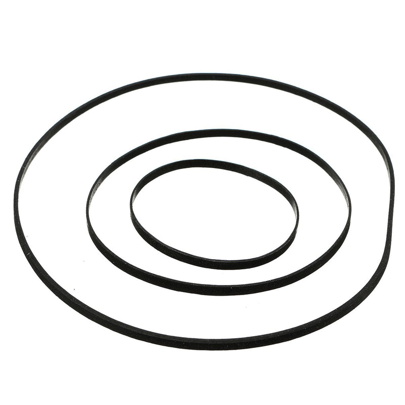 35pcs 40-135mm Generic Mix Cassette Tape Machine Belt Assorted Common Belt